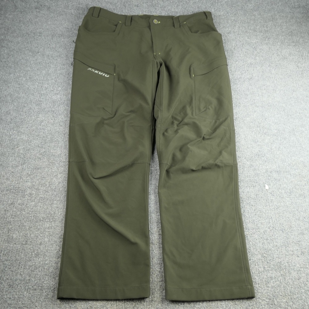 Kuiu Attack Pants Mens 42x34 Green Primeflex Hunting Tactical Outdoor Hiking